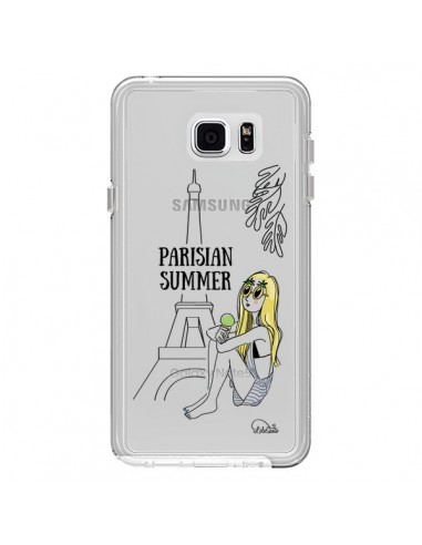 Coque Parisian Summer Ete Parisien Transparente pour Samsung Galaxy Note 5 - Lolo Santo