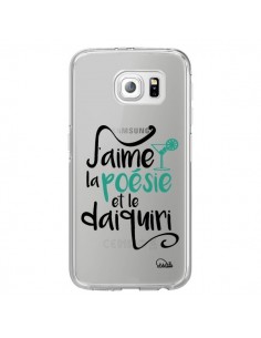 Coque J'aime la poésie et le daiquiri Transparente pour...