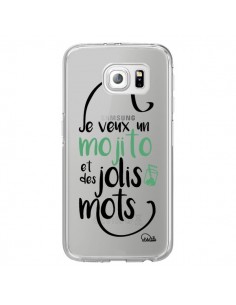 Coque Je veux un mojito et des jolis mots Transparente...