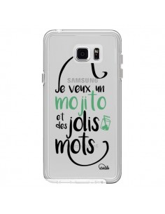 Coque Je veux un mojito et des jolis mots Transparente...