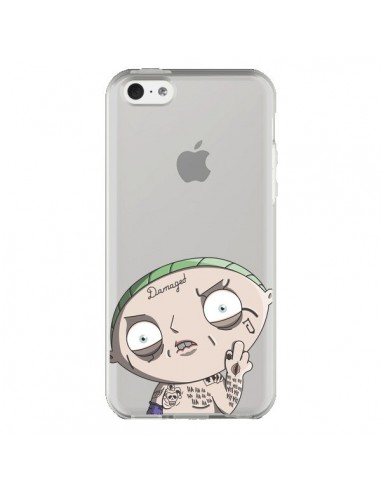 Coque iPhone 5C Stewie Joker Suicide Squad Transparente - Mikadololo