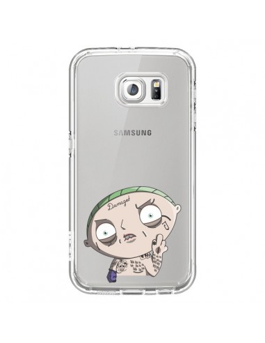 Coque Stewie Joker Suicide Squad Transparente pour Samsung Galaxy S6 - Mikadololo