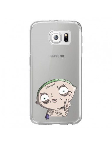 Coque Stewie Joker Suicide Squad Transparente pour Samsung Galaxy S6 Edge - Mikadololo