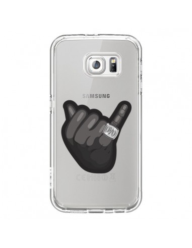 Coque OVO Ring bague Transparente pour Samsung Galaxy S6 - Mikadololo