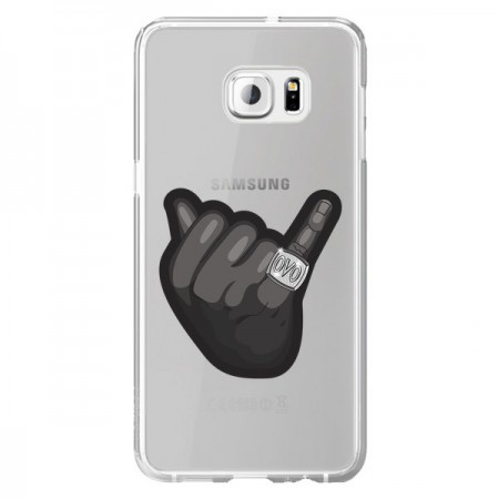 Coque OVO Ring bague Transparente pour Samsung Galaxy S6 Edge Plus - Mikadololo
