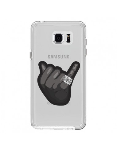 Coque OVO Ring bague Transparente pour Samsung Galaxy Note 5 - Mikadololo