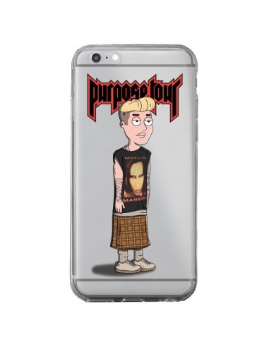 Coque iPhone 6 Plus et 6S Plus Bieber Marilyn Manson Fan Transparente - Mikadololo