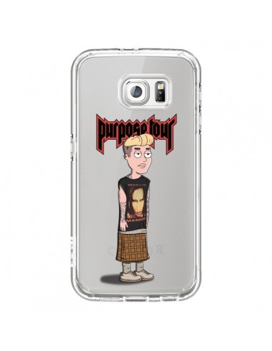 Coque Bieber Marilyn Manson Fan Transparente pour Samsung Galaxy S6 - Mikadololo