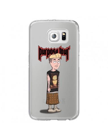 Coque Bieber Marilyn Manson Fan Transparente pour Samsung Galaxy S6 Edge - Mikadololo