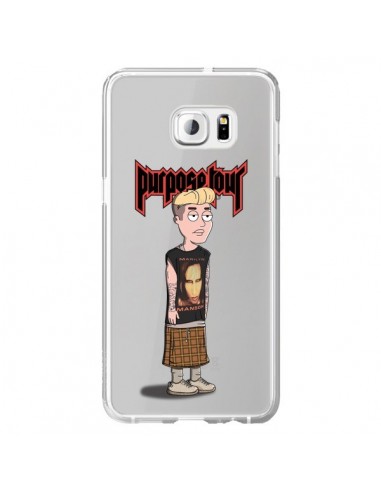 Coque Bieber Marilyn Manson Fan Transparente pour Samsung Galaxy S6 Edge Plus - Mikadololo