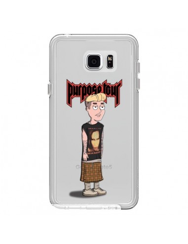 Coque Bieber Marilyn Manson Fan Transparente pour Samsung Galaxy Note 5 - Mikadololo