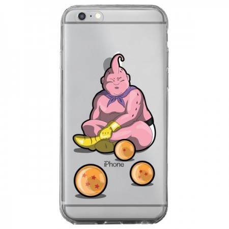 Coque iPhone 6 Plus et 6S Plus Buu Dragon Ball Z Transparente - Mikadololo