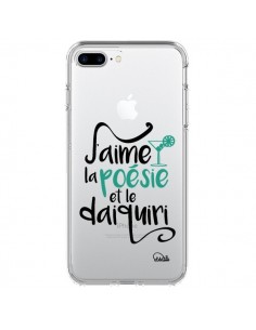 Coque iPhone 7 Plus et 8 Plus J'aime la poésie et le...