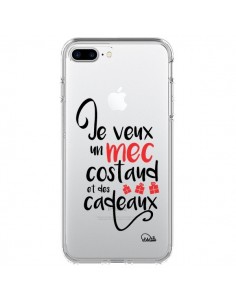 Coque iPhone 7 Plus et 8 Plus Je veux un mec costaud et...