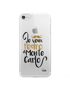Coque iPhone 7/8 et SE 2020 Je veux Pedro à Monte Carlo...