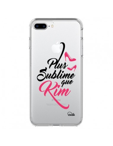 Coque iPhone 7 Plus et 8 Plus Plus sublime que Kim Transparente - Lolo Santo