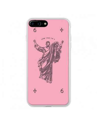 Coque iPhone 7 Plus et 8 Plus God Pink Drake Chanteur Jeu Cartes - Mikadololo