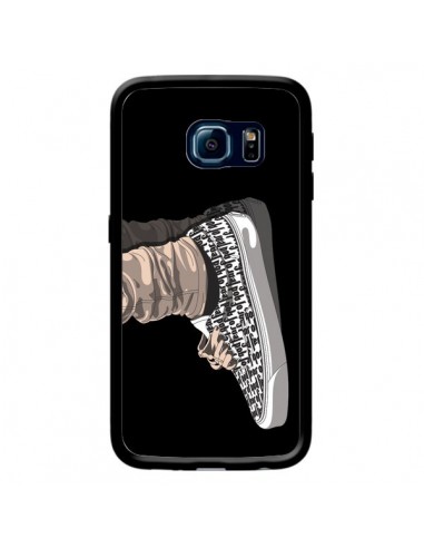 Coque Vans Noir pour Samsung Galaxy S6 Edge - Mikadololo