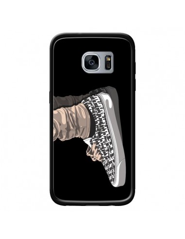 Coque Vans Noir pour Samsung Galaxy S7 - Mikadololo