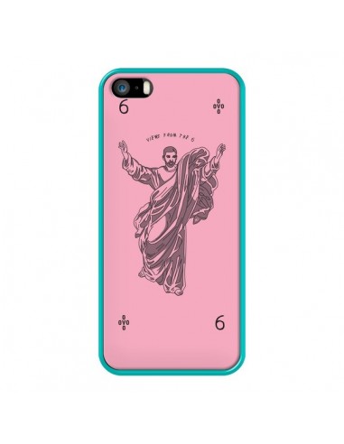 Coque iPhone 5/5S et SE God Pink Drake Chanteur Jeu Cartes - Mikadololo