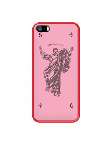 Coque iPhone 5/5S et SE God Pink Drake Chanteur Jeu Cartes - Mikadololo