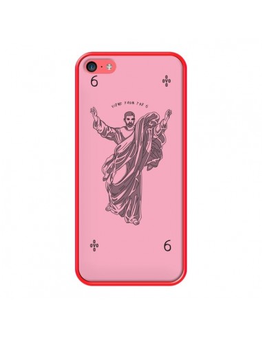 Coque iPhone 5C God Pink Drake Chanteur Jeu Cartes - Mikadololo