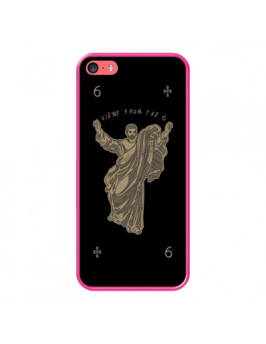 Coque iPhone 5C God Black Drake Chanteur Jeu Cartes - Mikadololo