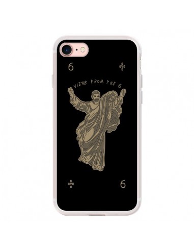 Coque iPhone 7/8 et SE 2020 God Black Drake Chanteur Jeu Cartes - Mikadololo