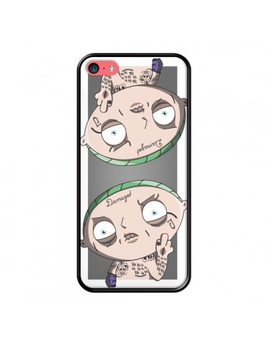 Coque iPhone 5C Stewie Joker Suicide Squad Double - Mikadololo