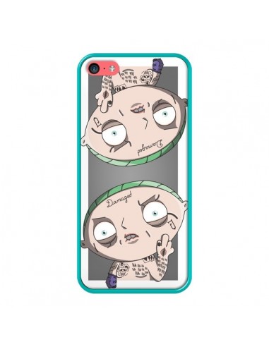 Coque iPhone 5C Stewie Joker Suicide Squad Double - Mikadololo