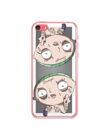 Coque iPhone 5C Stewie Joker Suicide Squad Double - Mikadololo