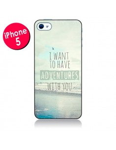 Coque I want to have adventures with you pour iPhone 5 - Sylvia Cook