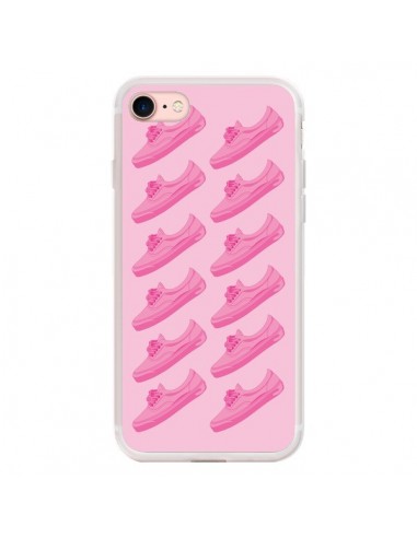 Coque iPhone 7/8 et SE 2020 Pink Rose Vans Chaussures - Mikadololo