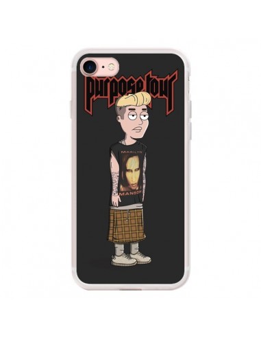 Coque iPhone 7/8 et SE 2020 Bieber Purpose Tour Manson - Mikadololo