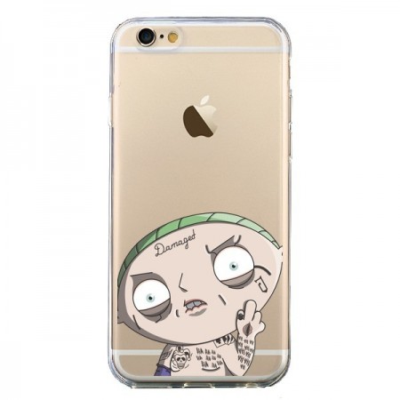Coque iPhone 6 et 6S Stewie Joker Suicide Squad Transparente - Mikadololo