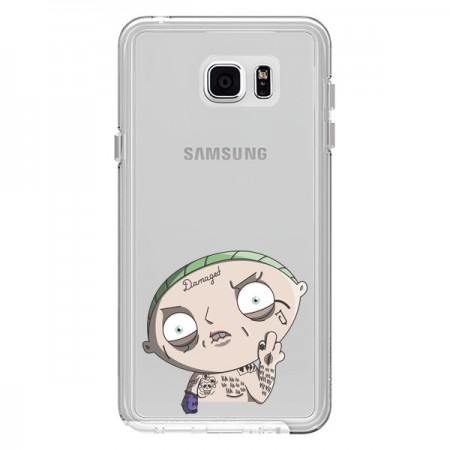 Coque Stewie Joker Suicide Squad Transparente pour Samsung Galaxy Note 5 - Mikadololo