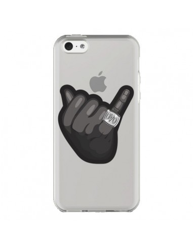 Coque iPhone 5C OVO Ring bague Transparente -...