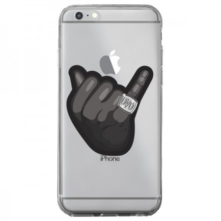 Coque iPhone 6 Plus et 6S Plus OVO Ring bague Transparente - Mikadololo
