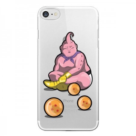 Coque iPhone 7/8 et SE 2020 Buu Dragon Ball Z Transparente - Mikadololo