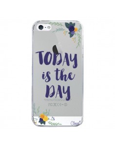 Coque iPhone 5/5S et SE Today is the day Fleurs...