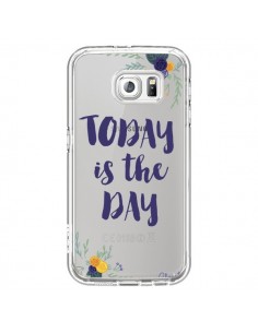 Coque Today is the day Fleurs Transparente pour Samsung...