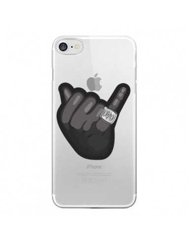 Coque OVO Ring bague Transparente pour iPhone 7 - Mikadololo
