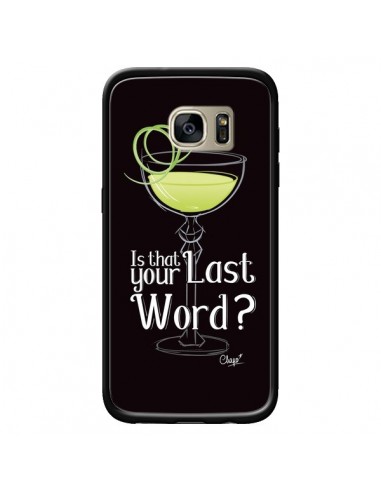 Coque Is that your Last Word Cocktail Barman pour Samsung Galaxy S7 Edge - Chapo