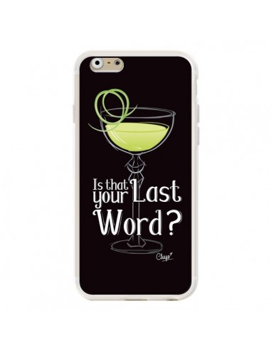 Coque iPhone 6 et 6S Is that your Last Word Cocktail Barman - Chapo
