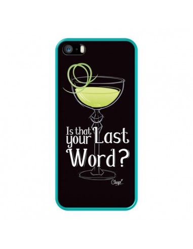 Coque iPhone 5/5S et SE Is that your Last Word Cocktail Barman - Chapo