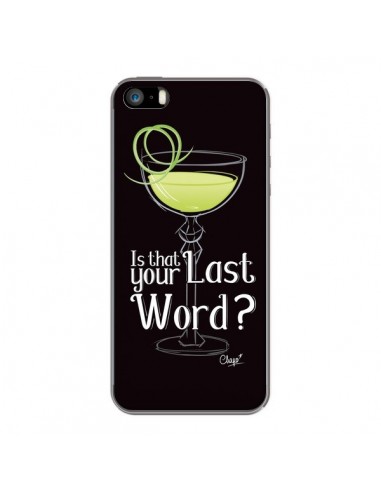 Coque iPhone 5/5S et SE Is that your Last Word Cocktail Barman - Chapo