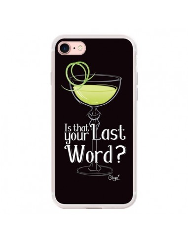 Coque iPhone 7/8 et SE 2020 Is that your Last Word Cocktail Barman - Chapo