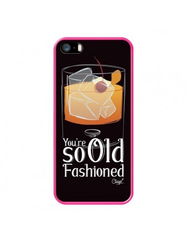 Coque iPhone 5/5S et SE You're so old fashioned Cocktail Barman - Chapo