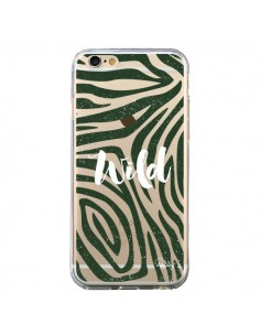 Coque iPhone 6 et 6S Wild Zebre Jungle Transparente -...