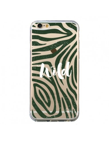 Coque iPhone 6 et 6S Wild Zebre Jungle Transparente - Lolo Santo